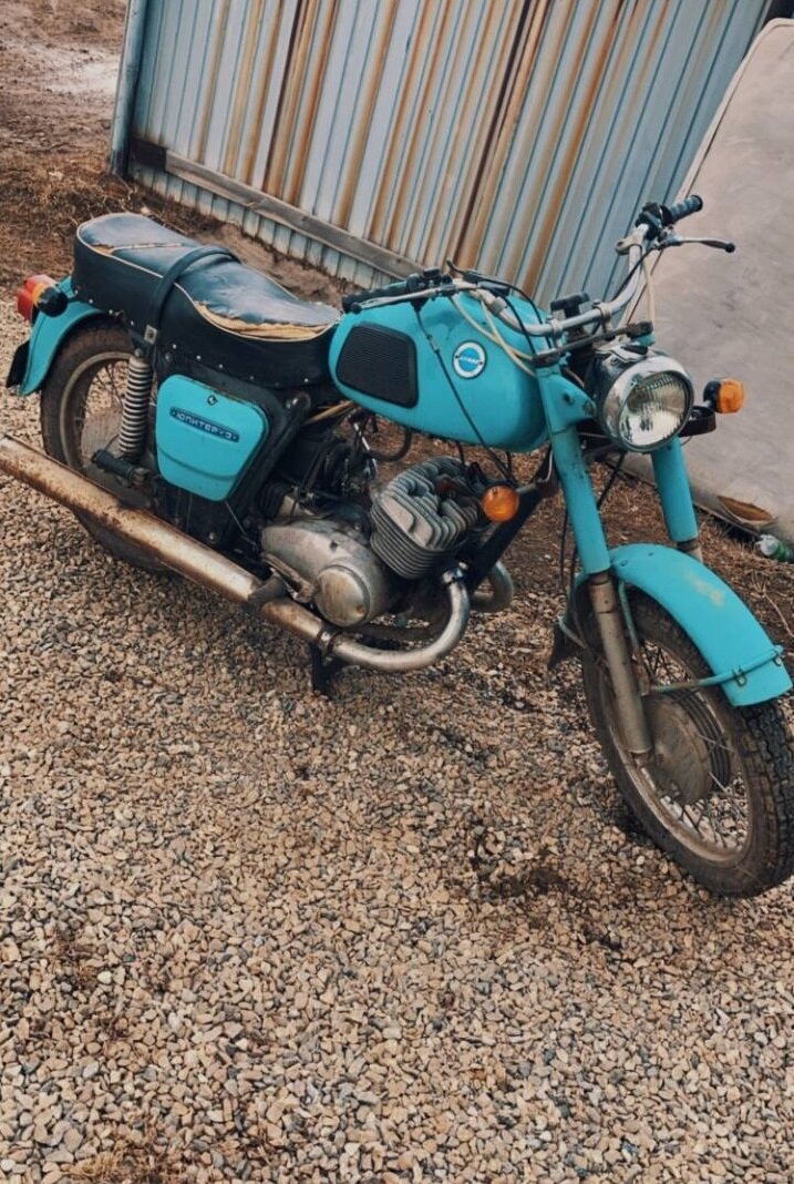 Вот так выглядел мой мотоцикл сразу после покупки.