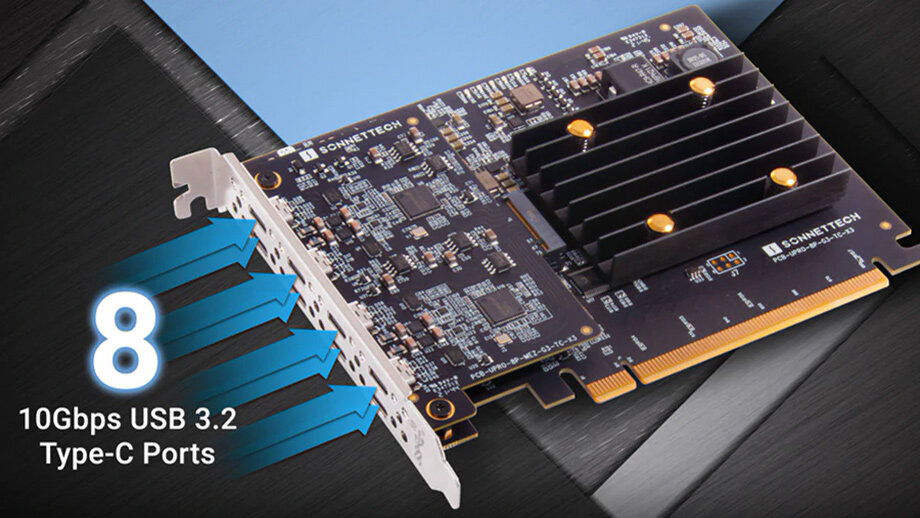 Allegro Pro 8-Port 10Gbps USB-C PCIe 3.0