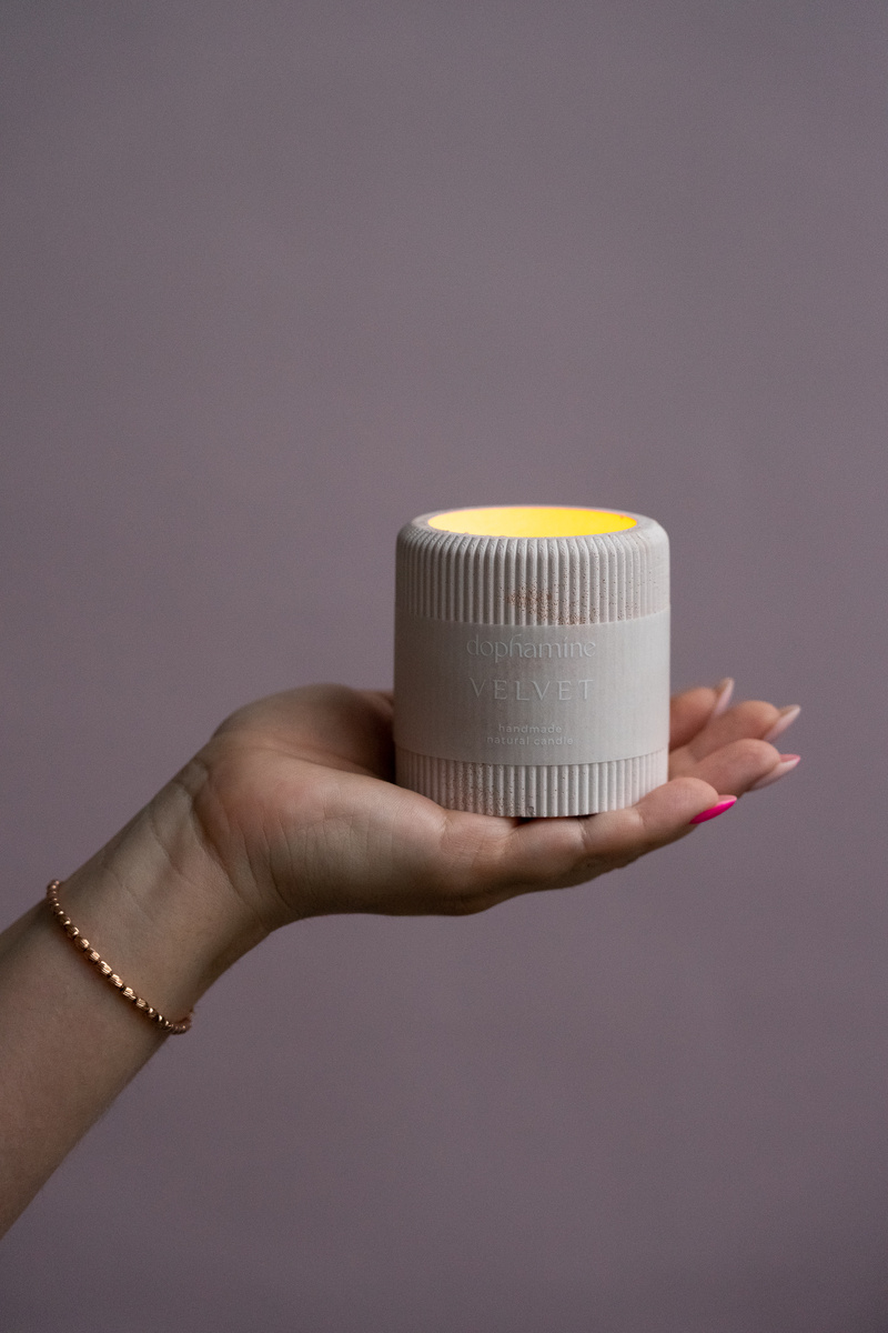 Натуральная ароматическая свеча, студия dophamine