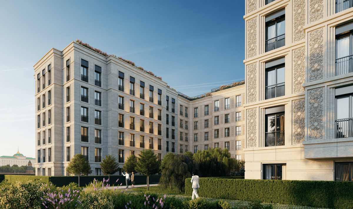 Жилой комплекс "Золотой" - закрытый жилой квартал в летописном историческом центре Москвы напротив Кремля / фото irn.ru