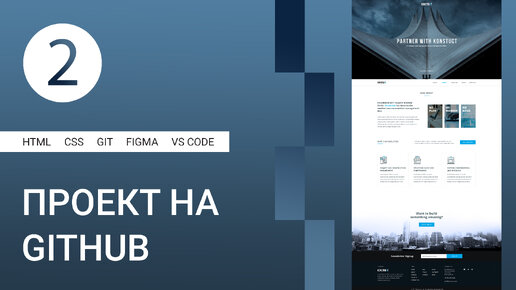 2 | Создание проекта и репозитория на GitHub #html #css #figma #git #github #vscode