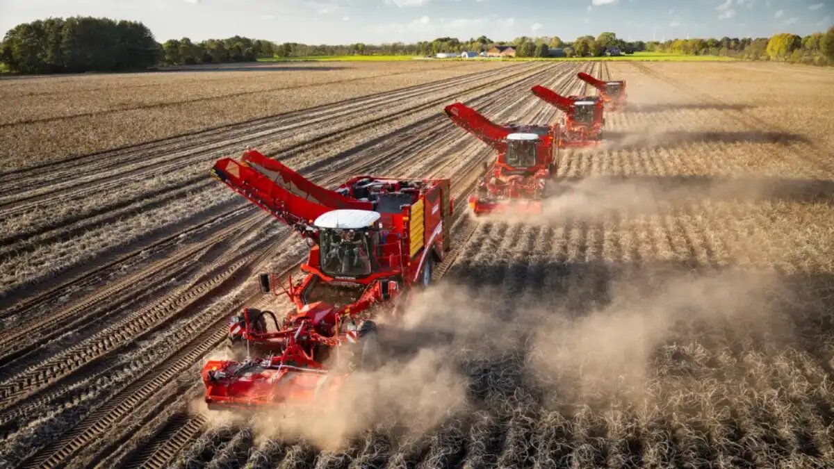 Фото: agrotehsfera.ru Современные картофелеуборочные комбайны – залог быстрой и эффективной уборки