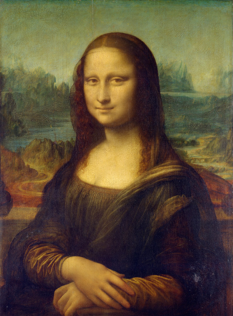 Джоконда (Картина Леонардо да Винчи, находится в Лувре)