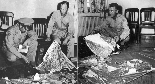 странный материал который был найден на месте крушения НЛО.