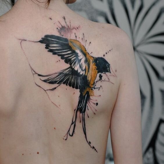 Татуировки птиц и их значение