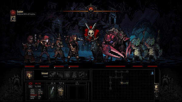 Darkest dungeon исследовать комнаты 90