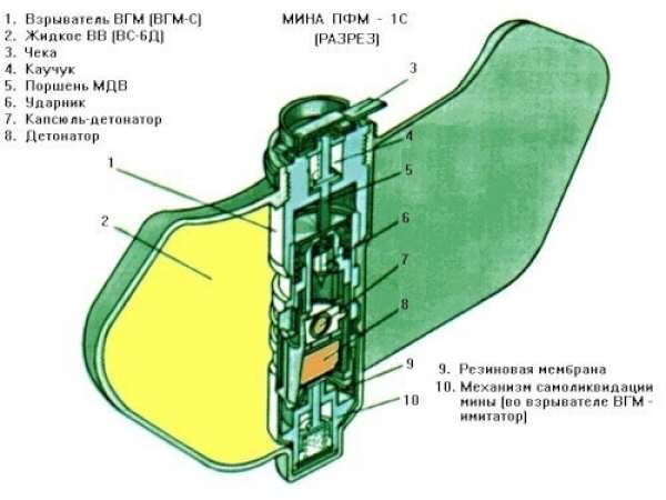 ПФМ-1С в разрезе. Изображение с сайта titcat.ru