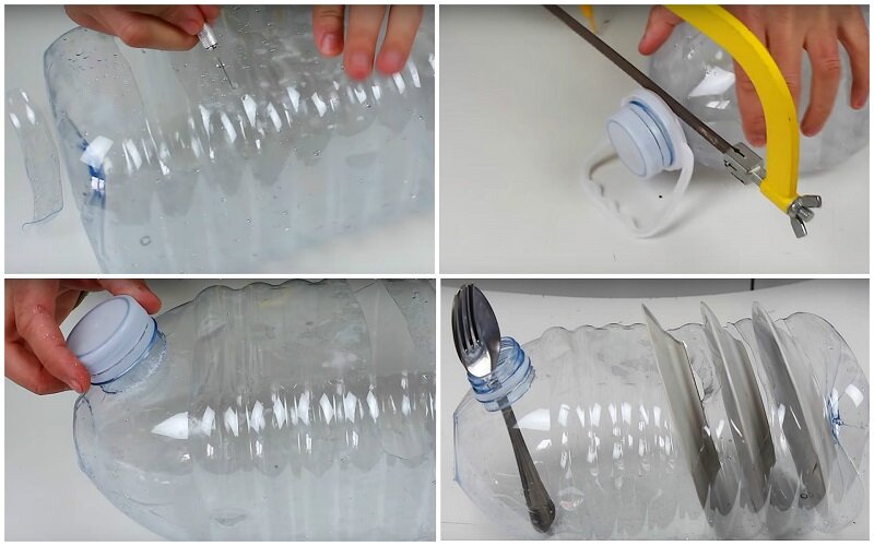 3 идеи из крышек от пластиковых бутылок. Поделки своими руками.