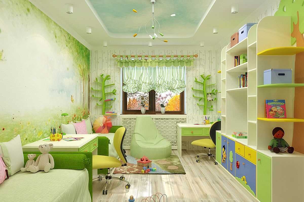 Дизайн детской комнаты 10 м²