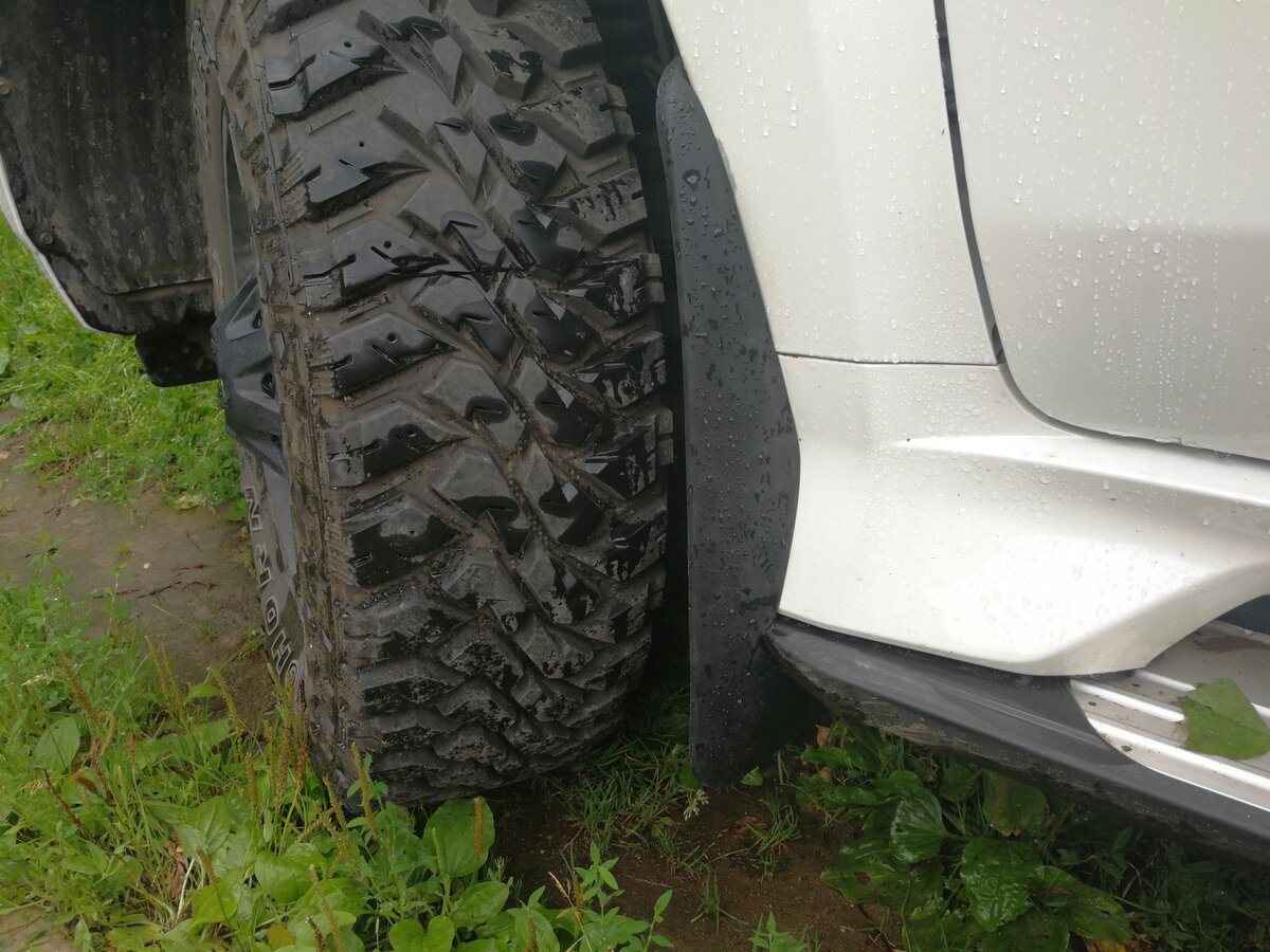 Шины увеличенной размерности на Mitsubishi Pajero Sport III