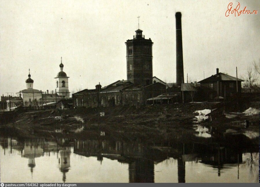 Панорамное фото 1910 года вологды с башни