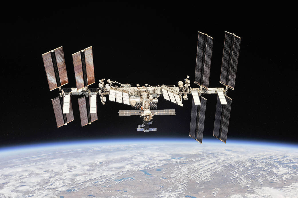 "The International Space Station" by NASA/Roscosmos