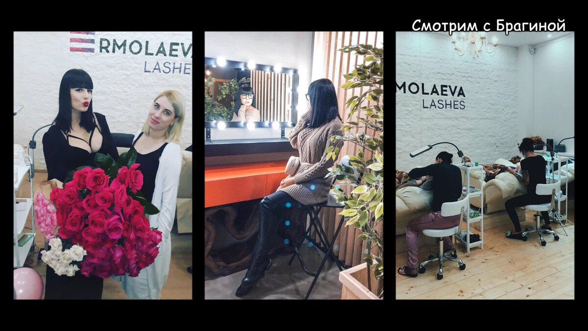 Сеть студий Нелли Ермолаевой, фото: instagram, @ermolaeva.nails, @ermolaeva_lashes