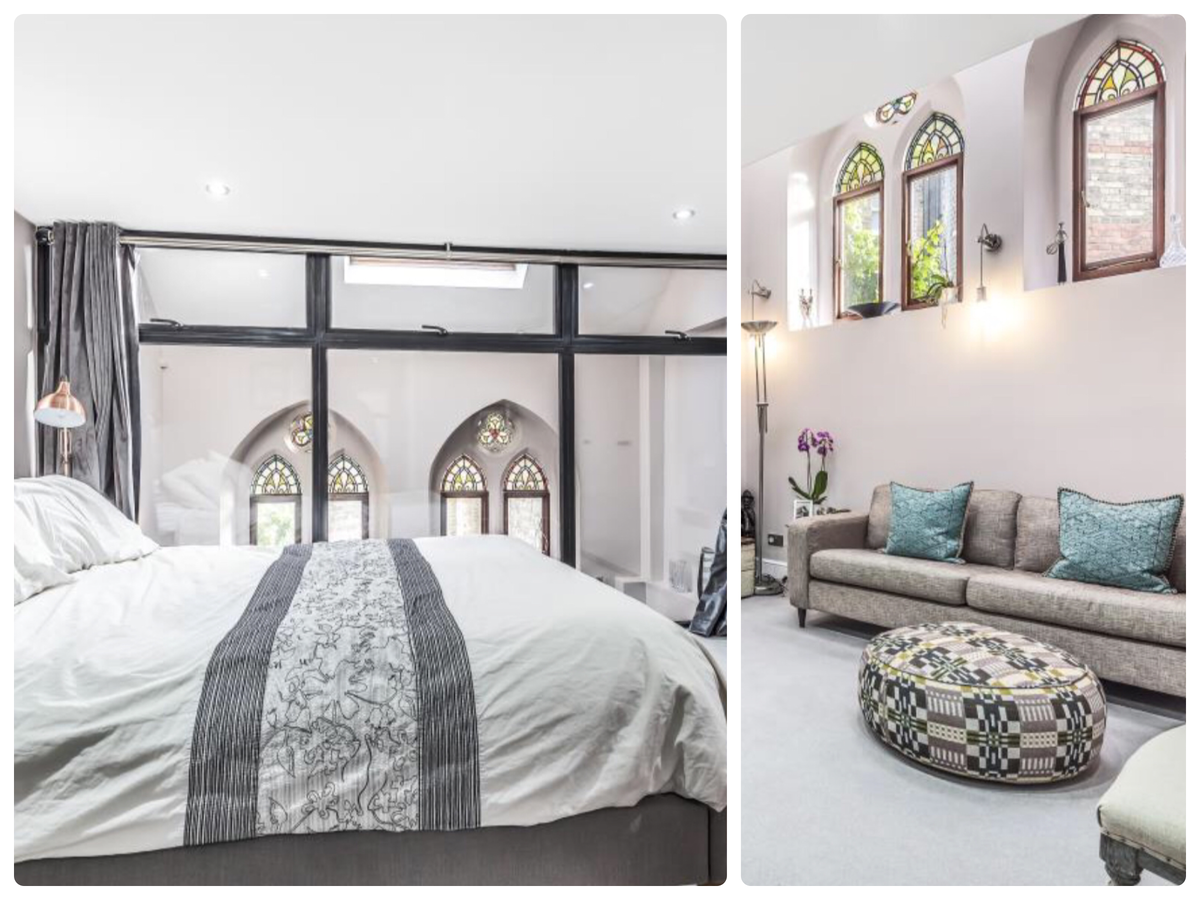 Церковь, переоборудованная в трехкомнатную квартиру