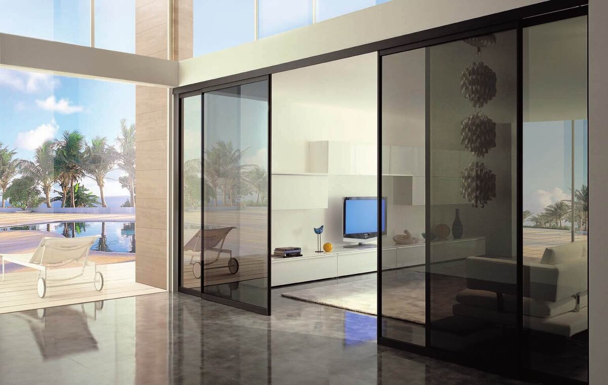 Стеклянные перегородки