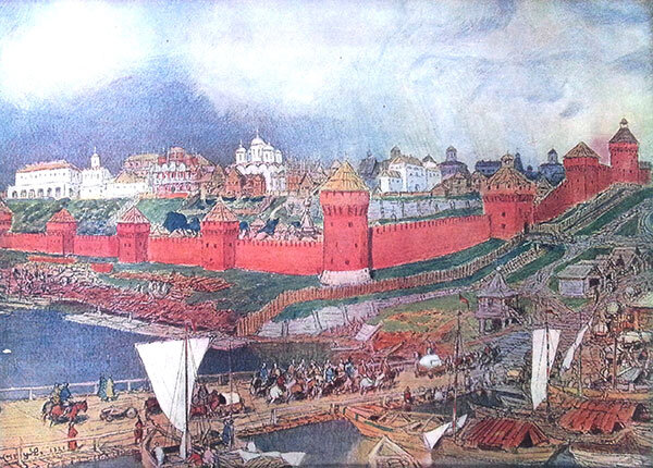 Кремль и Красная площадь при Иване 3