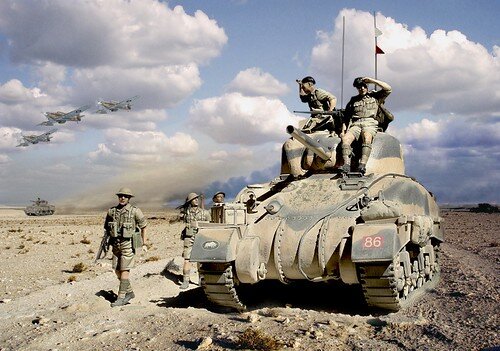 M4A1 Sherman  в северной Африке.