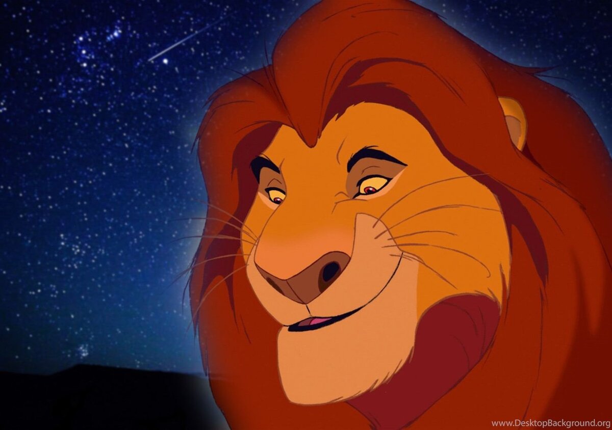 Муфаса в мультике этакий добродушный лев - папочка 
