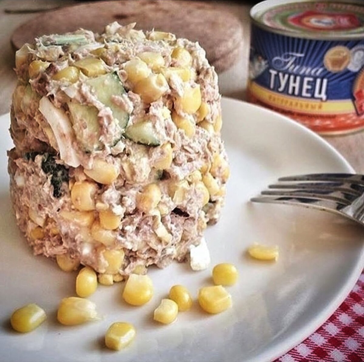 Салат с тунцом 🐟