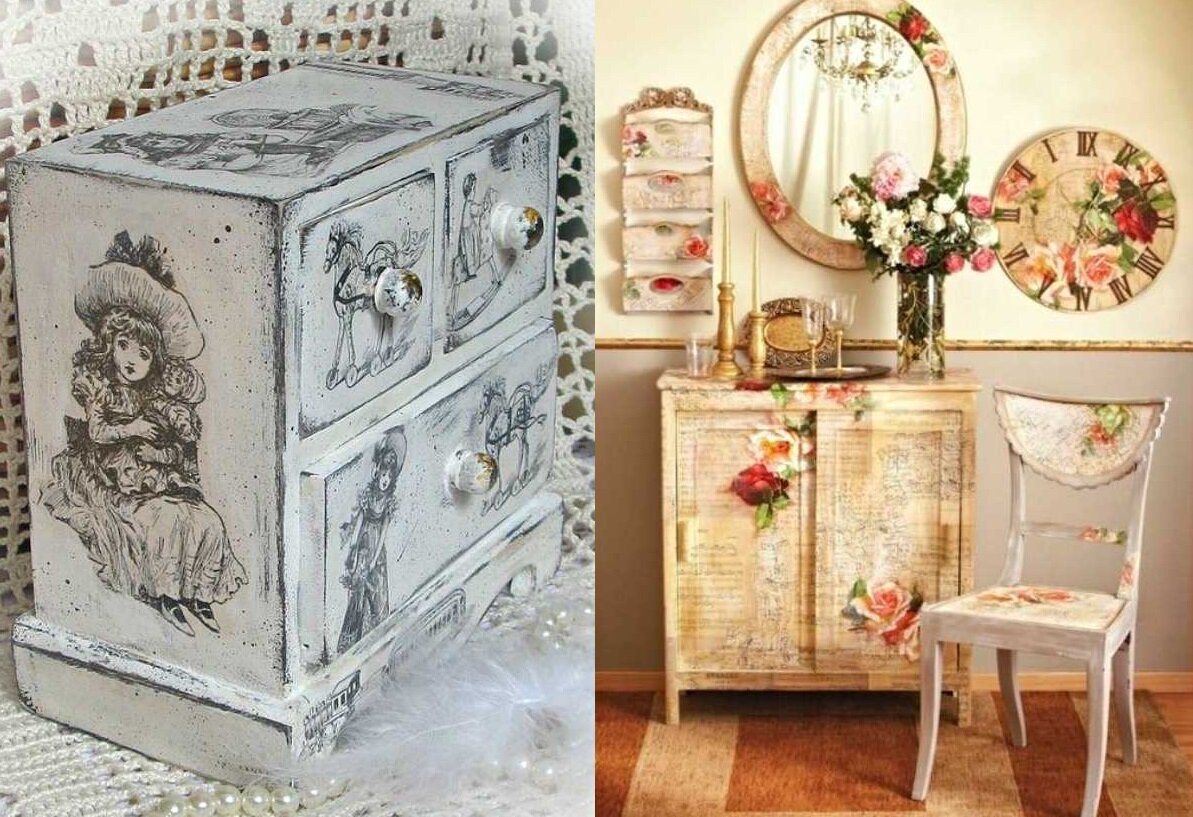 даже самая унылая мебель может превратиться в конфетку