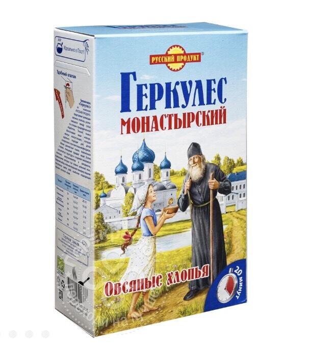 Русский продукт Геркулес монастырский хлопья овсяные, 500 г. Геркулес русский продукт 500г монастырский. Геркулес русский продукт 500 гр. ФАС. "Русский продукт" "Геркулес" монастырский 500г.