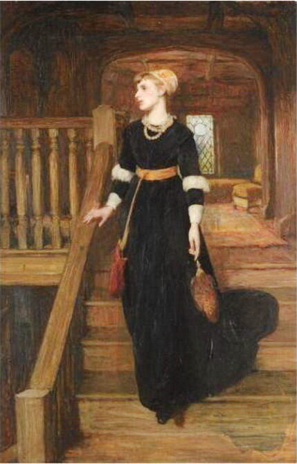 William Quiller Orchardson. Эми Робсарт на лестнице