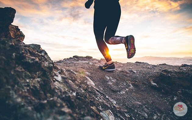 Утренний бег - залог здоровья.