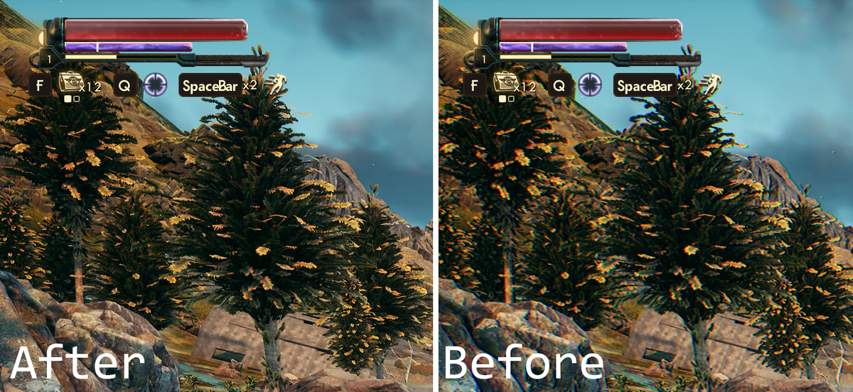 Пример улучшения графики