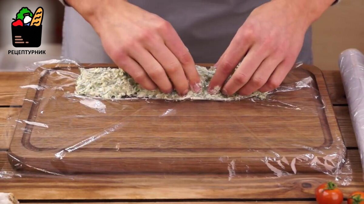 Наша начинка - сливочное масло с травами и чесноком. Авторское фото - Webspoon