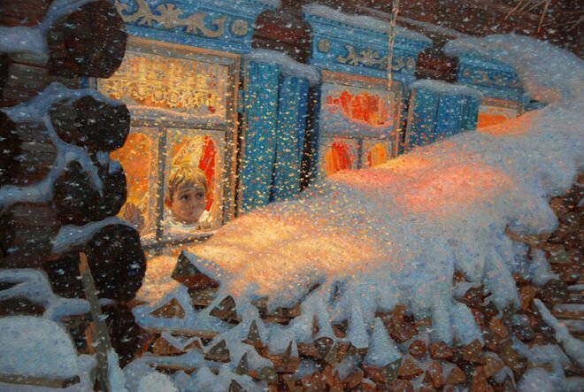 На илл.: Татьяна Юшманова. Зимняя сказка