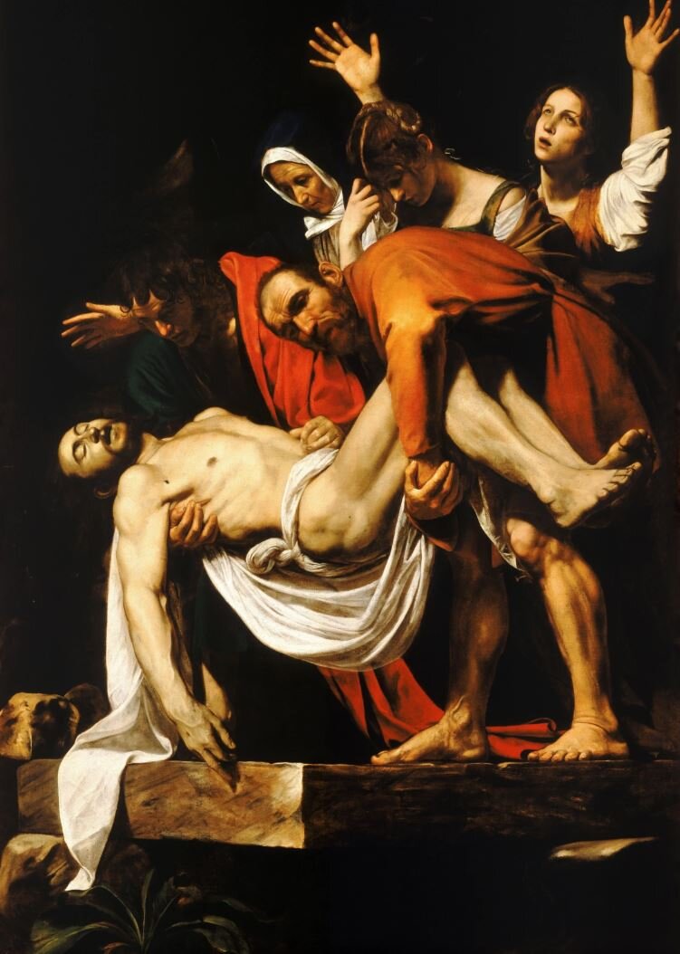 Погребение Христа (Положение во гроб). Микеланджело Меризи де Караваджо. 1603 год. Фото: открытые источники