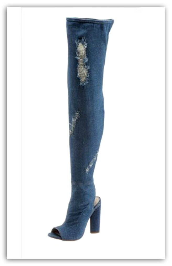 Сапоги, синие STEVE MADDEN -  цена 3 525 руб