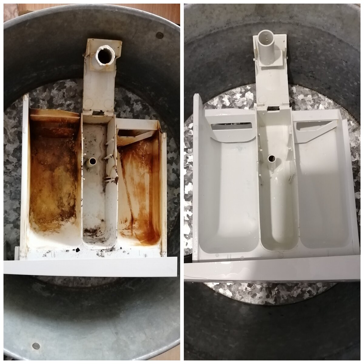 Из стиральной машинки 