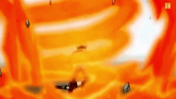 Лис спасает Наруто