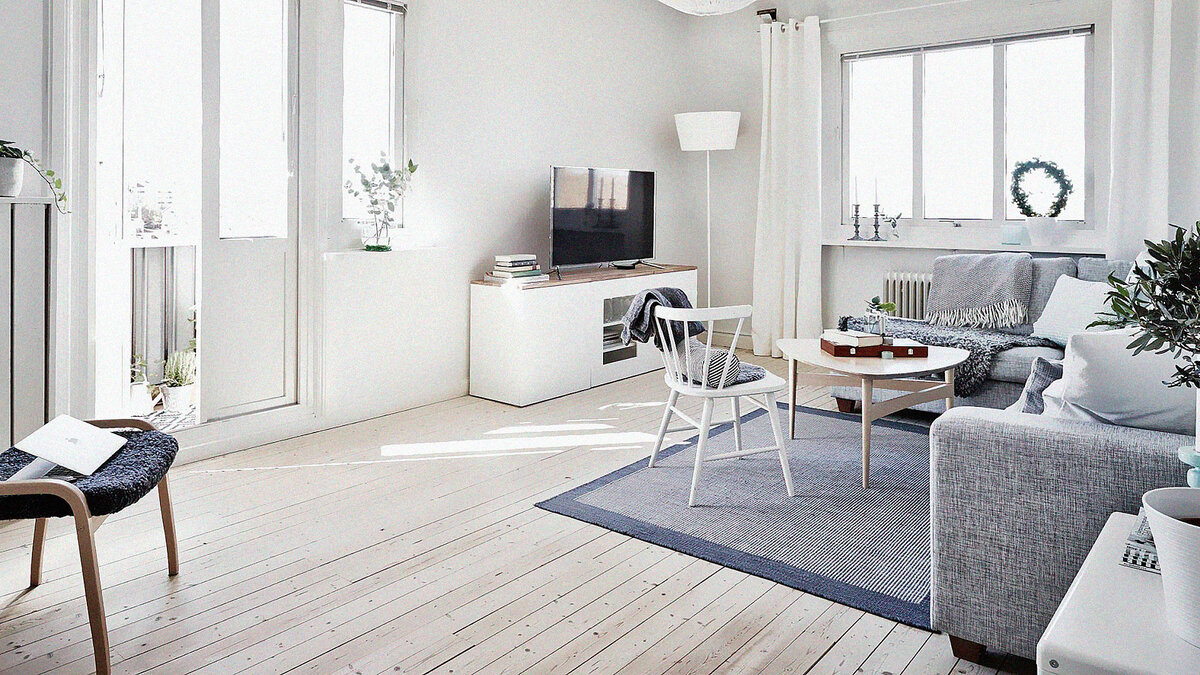 Pin on minimal interior White painted floors, Living room paint, White wood floo