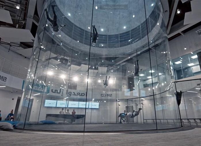 аэротруба в Абу Даби 