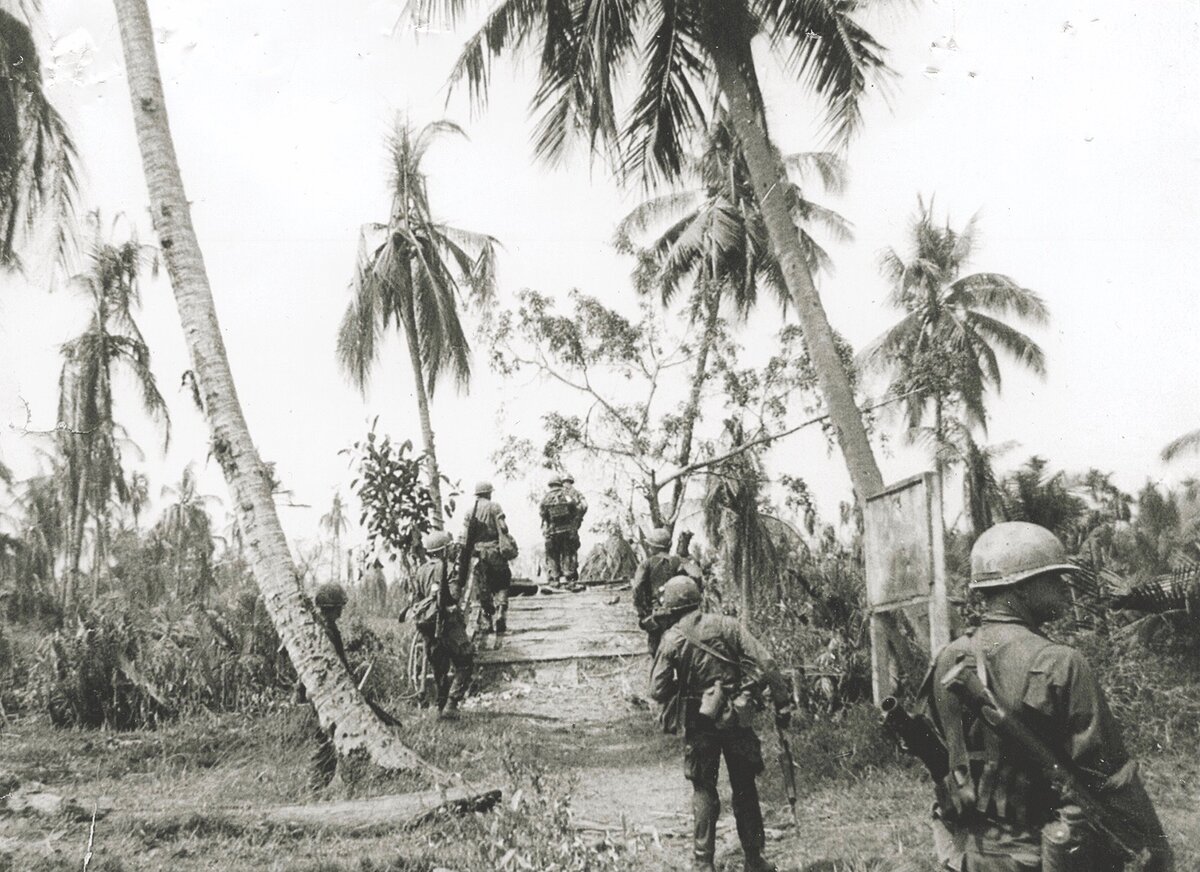 рота Альфа в 1-го батальона 28-го пехотного полка 1-й пехотной дивизии. Вьетнам