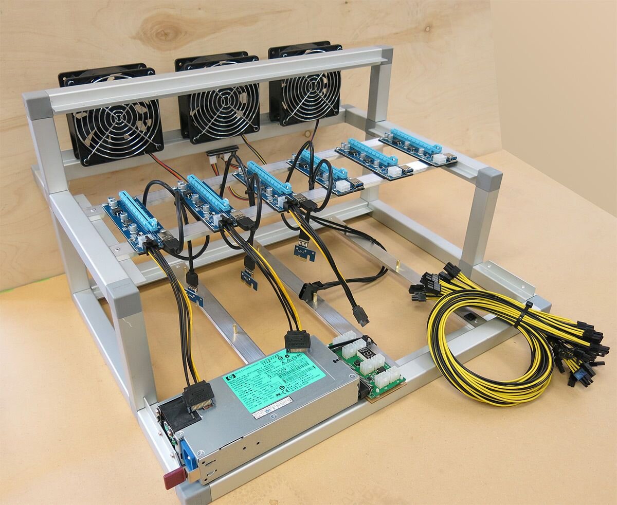 Майнинг на видеокартах. Майнинг ферма райзер. Mining Rig 6 GPU. Майнинг ферма риг. Риг майнинг райзер.