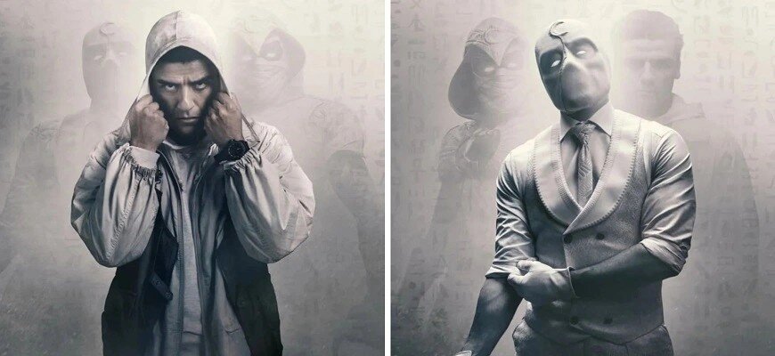 Постеры: Стивен Грант и Мистер Рыцарь, twitter.com/moonknight