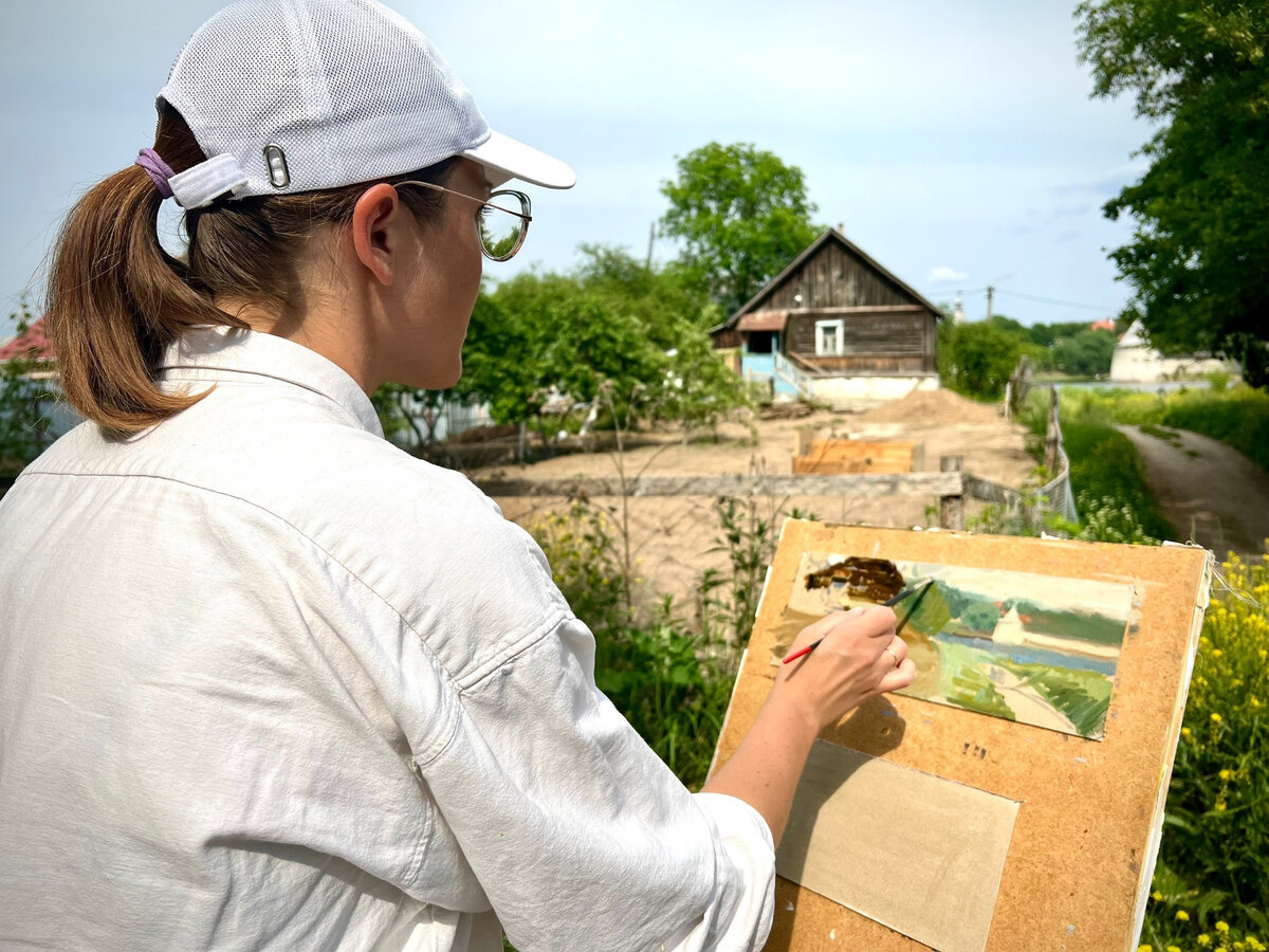 Художник Мария Крючкова, Псков.