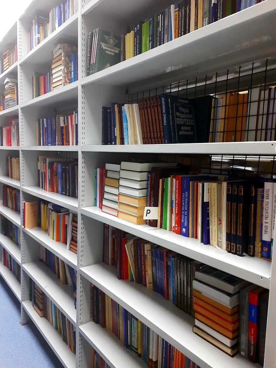 Книжный фонд библиотеки.