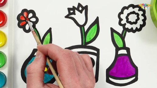 Раскраска Растения - детские раскраски распечатать бесплатно