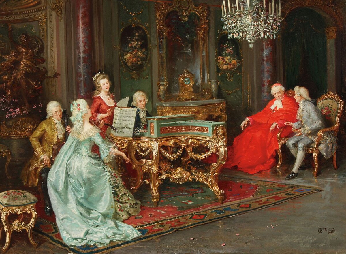 Вечер с клавесином. Источник: Яндекс картинки