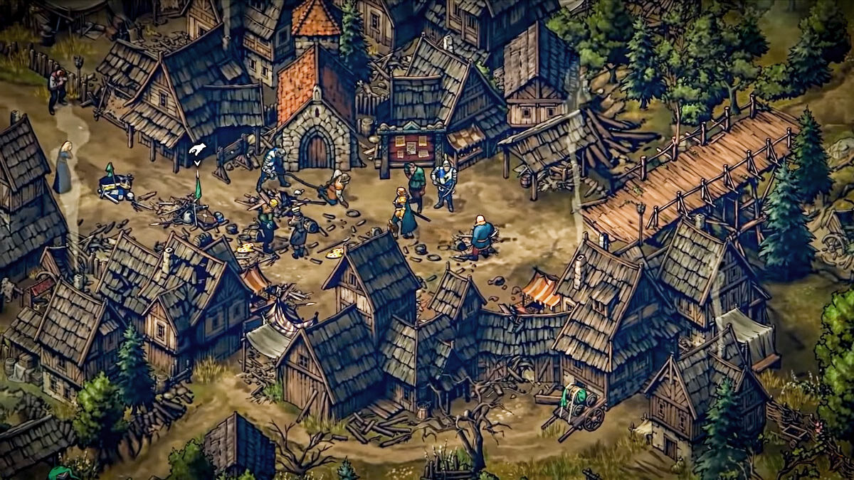 Скриншот из игры Thronebreaker: The Witcher Tales