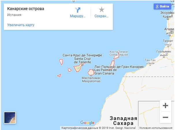Канарские острова кому принадлежат