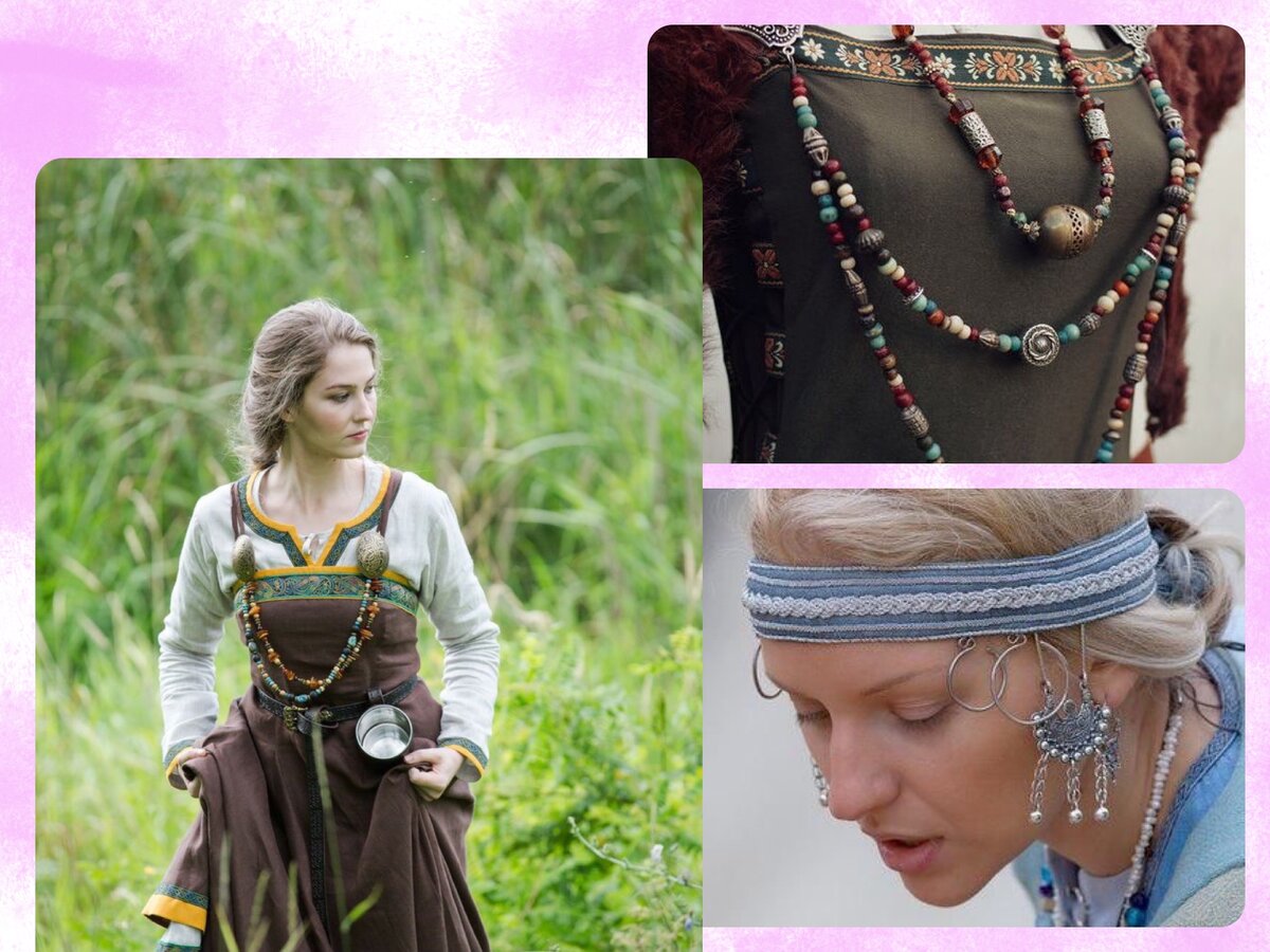 Платье и украшения в стиле викингов сегодня в тренде