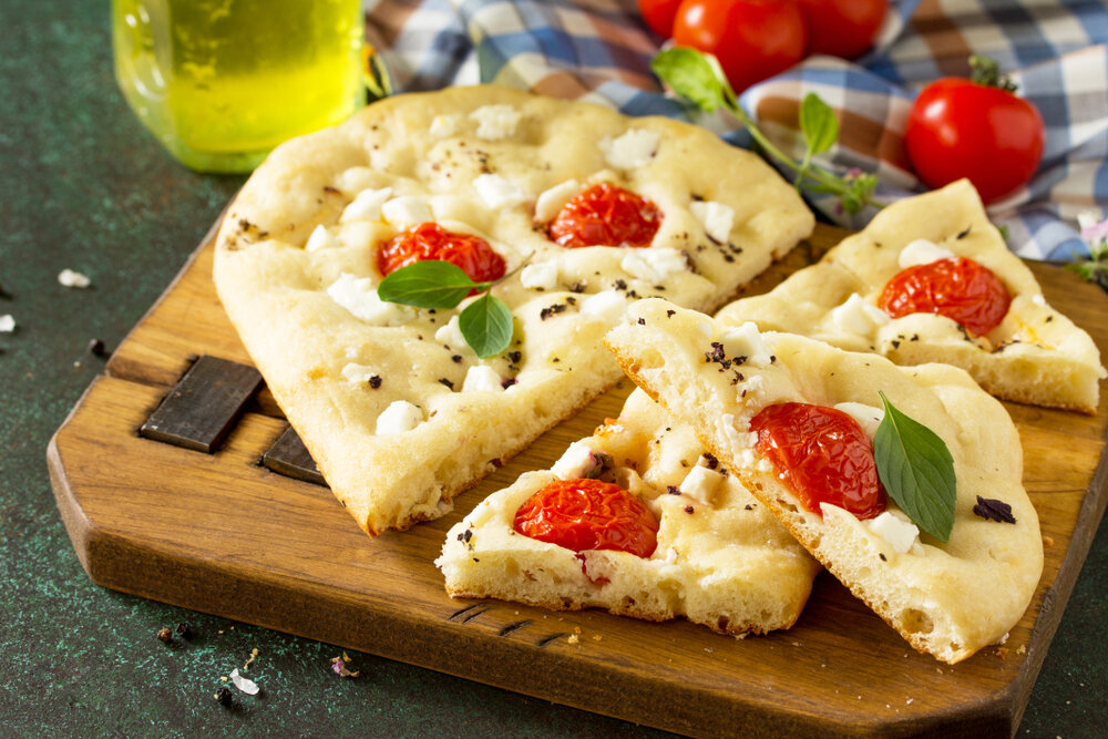 Итальянский хлеб - Фокачча с сыром