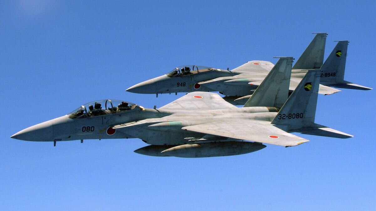    Истребители Mitsubishi F-15J ВВС Японии© Фото : U.S. Air Force