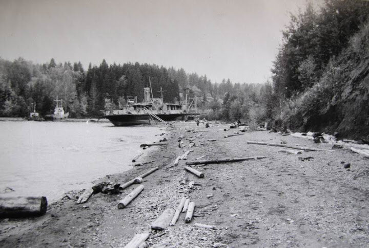  Представляете как я удивился когда неожиданно из за поворота выскочил на этот буксир?