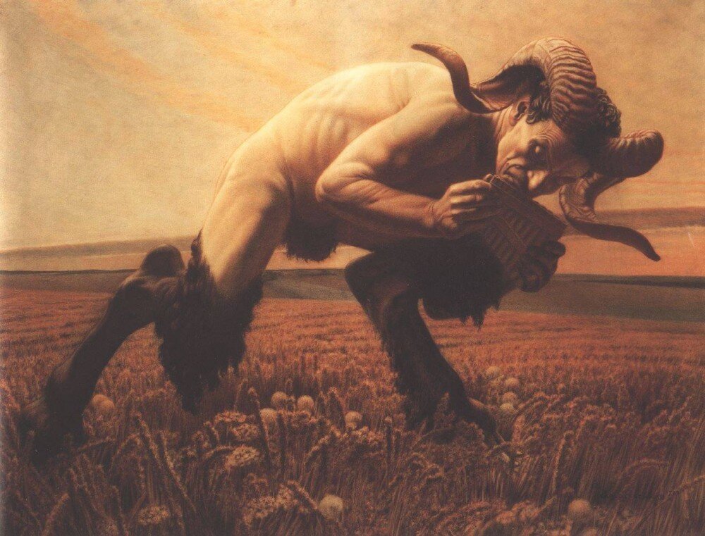 PAN (Le Faune) – by Carlos Schwabe